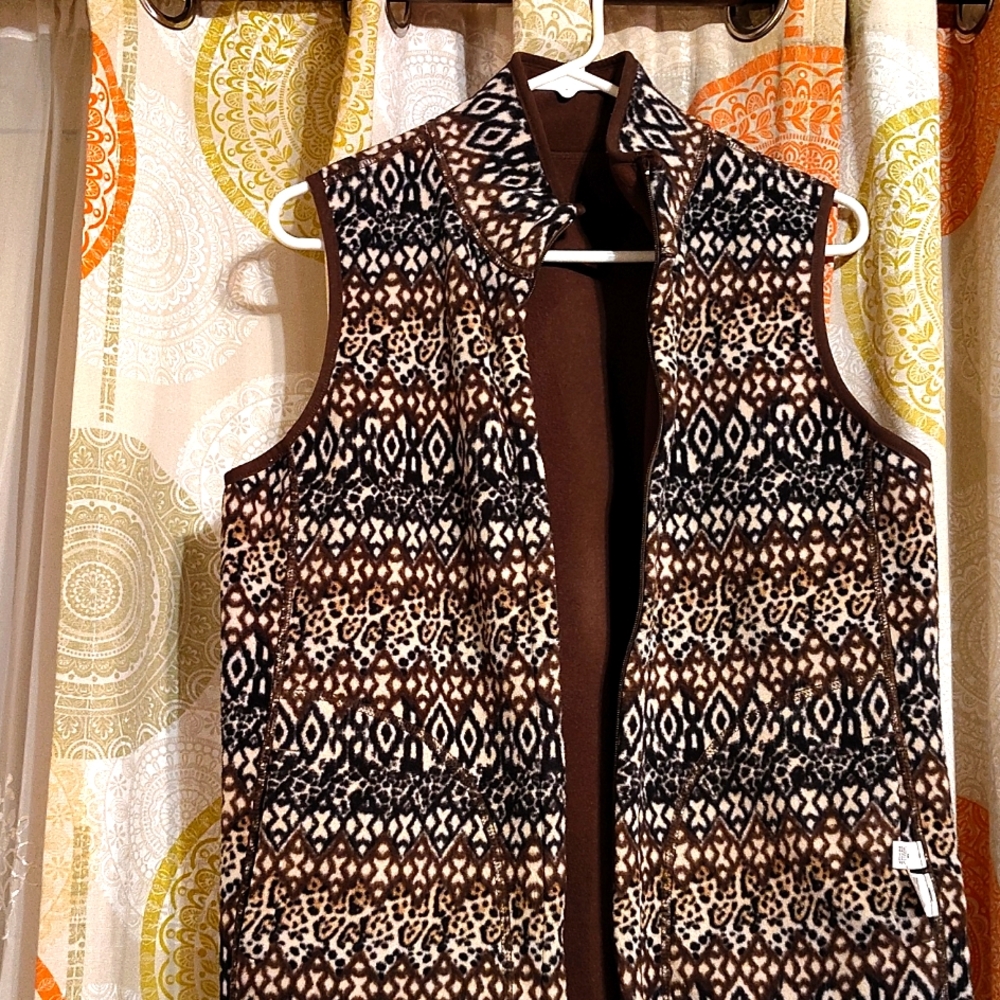 Kim Rogers Animal Print Polyester Outer Shell Coats, Jackets & Vests for Women